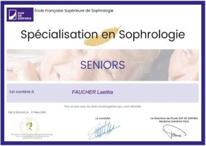 specialisation SENIORS