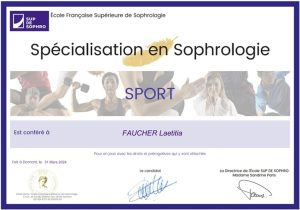 specialisation SPORT